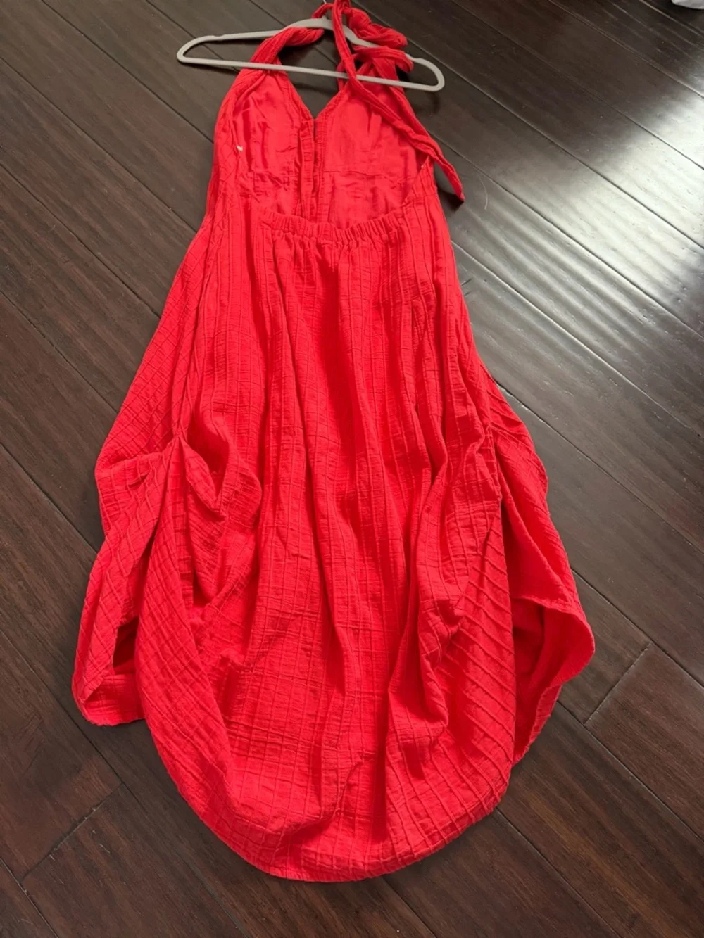 Free People Vintage Romance Bustle Midi Dress Size Medium - Picture 7 of 9